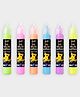 Mi Arcus Glow in Dark Squeeze Color Tubes for Kids Pack of 6- Multicolor