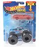 Hot Wheels Die-cast Free Wheel Toy Monster Trucks Race Ace Vehicle - R.Blue/Black