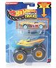 Hot Wheels Die-cast Free Wheel Toy Monster Trucks Wave Wrecker Vehicle - Yellow/Blue