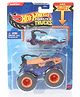 Hot Wheels Die-cast Free Wheel Toy Monster Trucks Scorpedo Vehicle - Orange/Blue