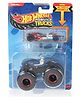Hot Wheels Die-cast Free Wheel Toy Monster Trucks Twin Mill Vehicle - Red/R.Blue