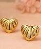 Jewelz Gold Shell Stud Inspired Earrings for Women