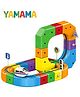 YAMAMA 3D Anti-Gravity Train Set, 3D Infinity Track with Flexible Cube Tracks Train for Kids, DIY Railroad Block Toys, 51 Pcs Anti Gravity Race Tracks with Car, Educational Building Toy - Multicolor