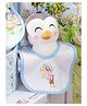 The Baby Trunk Baby Bib - Carnival Carousel Giraffe - White
