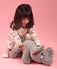 The Baby Trunk Elephant - Soft Cuddle Toy - Grey