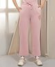 CRIMSOUNE CLUB Cotton Woven Strawberry Printed Pants      - Pink