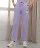 CRIMSOUNE CLUB Cotton Woven Strawberry Printed Pants  - Purple