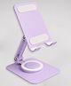 One Life Flexi 360 Adjustable Mobile Holder Stand for Desk, Foldable Aluminum Alloy Phone Stand with 360° Rotation, Multi Angle Desktop Holder for Smartphones & Tablets, Purple