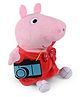 Peppa Pig Little Photographer 27 cm Plush Soft Toy - Pink