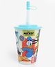 Disney Mickey Mouse Tumbler With Straw Blue Reusable Drink Tumbler - 450 ml
