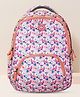 Pearlbags 16 Inches Premium  3 Compartment Water Resistant School Bag-Peach