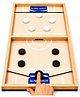 Mad Over Toys Wooden Tabletop Slingshot Game | Fast Sling Puck Board Game for Kids & Adults | Tabletop Hockey Family Game with Elastic Launcher | Indoor Multiplayer Fun Game | Includes Wooden Pucks