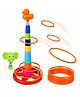 Mad Over Toys 3-in-1 Ring Toss Game for Kids with Interchangeable Topper, Stacking Tower, Flying Disc & Rings  8 Stacking Cups, 8 Toss Rings | Indoor Outdoor Skill Development Toy for Boys & Girls 3+