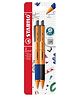 STABILO pointball Retractable Ballpoint Pen Black & Black | Bio-Based | 0.5mm | pack of 2