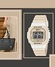 Kool Kidz Colour Blocked Digital Watch - Ivory