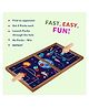 AKN TOYS String Hockey Table Board Games for Adults & Kids - Space Adventure Theme, 3 in 1 Wooden Fastest Finger First Indoor Game - PACK OF 1 - ( COLOR MAY VARY )