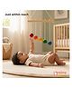 BrainyTots Hang & Hit Height Balls  Wooden Rainbow Reaching Toy