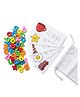 BrainyTots Spelling Game  28 Cards & 52 Wooden Letter Blocks