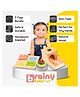 BrainyTots Baby Problem Solving Kit 1  Object Permanence Box, Ring Stacker & 4 Shape Puzzle