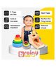 BrainyTots Baby Problem Solving Kit 2  Object Permanence Box, Ring Stacker & Nesting Bowls