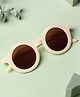Kicks & Crawl Solid Round  Sunglasses - White