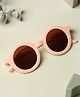 Kicks & Crawl Solid Round Sunglasses - Peach