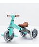 JN Creations 3-in-1 Toddler Tricycle | Slide, Pedal & Balance Bike for Kids | Leather Seat, Silent Wheels & Sturdy Frame | 10 Months to 3 Years (Tiffany Blue)