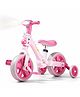 JN Creations 3-in-1 Unicorn Kids Tricycle with Music & LED Lights | Convertible Tricycle to Balance Bike | Adjustable Soft Seat | Wide Silent Wheels | Ride-On for Kids 10 Months-3 Years (Pink)