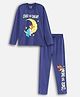 Nap Chief Cotton Blend Knit Warner Bros Featuring Full Sleeves Jerry Printed Tee & Pajama Set - Skipper Blue