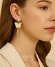 White Butterfly Dangler Drop Earring
