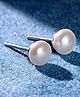 KIMTI White Pearl Studs Earring