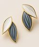 KIMTI Enchanted Leaf Charms Stud Earring