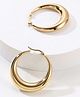 KIMTI 18K Gold Plated Gigi Hoop Anti Tarnish Earring