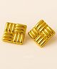 KIMTI 18K Gold Plated Square Earrings