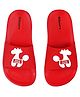 Glissers Giraffe & Hand Made Text Designed Sliders - Red