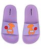 Glissers Giraffe Designed Sliders - Purple