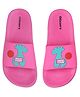 Glissers Giraffe Designed Sliders - Pink