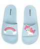 Glissers Unicorn Designed Sliders - Blue