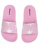 Glissers Stars Designed Sliders - Pink