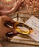 Yunicorn Max Elegant Gold-Tone Open Cuff Bracelet for Women / Modern Luxury Fashion Accessory / Premium Statement Bangle / Minimalist Designer Fashion Jewelry for Party & Wedding Wear