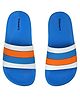 Glissers Striped Sliders - Blue