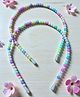 Stol'n Set Of 2 Beads Embellished Hair Bands - Multi Colour
