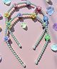 Stol'n Set Of 2 Beads & Floral Embellished Hair Bands - Multi Colour
