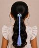 Stol'n Bow Applique & Hair Braids Detailed Rubber Band - Multi Colour