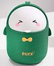 FunBlast Cute Duck Mini Table Dustbin with Swing Top Lid Pack of 1 (Green)