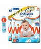 Wowper Fresh Baby Diaper Pants | Large (L) Size - 124 Pieces 9-14 Kg | Pack of 2 | Wetness Indicator | Upto 12 Hrs Absorption