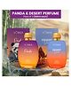 VOKKA Panda & Desert Oud 200 ml | Pack of 2 100 ml each Unisex Luxury Long Lasting Perfume Gift Set