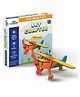 CLAPJOY Sky Crafter 3D DIY Wooden Puzzle, Build and Play Airplane Model, Boosts Cognitive Skills