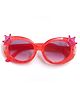 Kid-O-World Crown Designed UV Protected Oval Sunglasses - Orange
