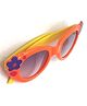 Kid-O-World Floral Designed Sunglasses - Orange